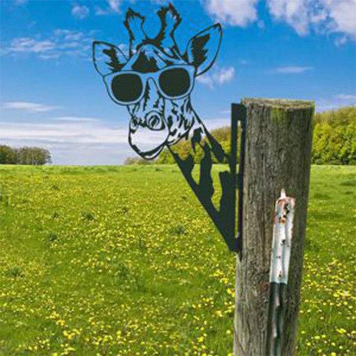 Realistische Metall-Gartenkunst mit Bauernhoftieren von PeepFarm