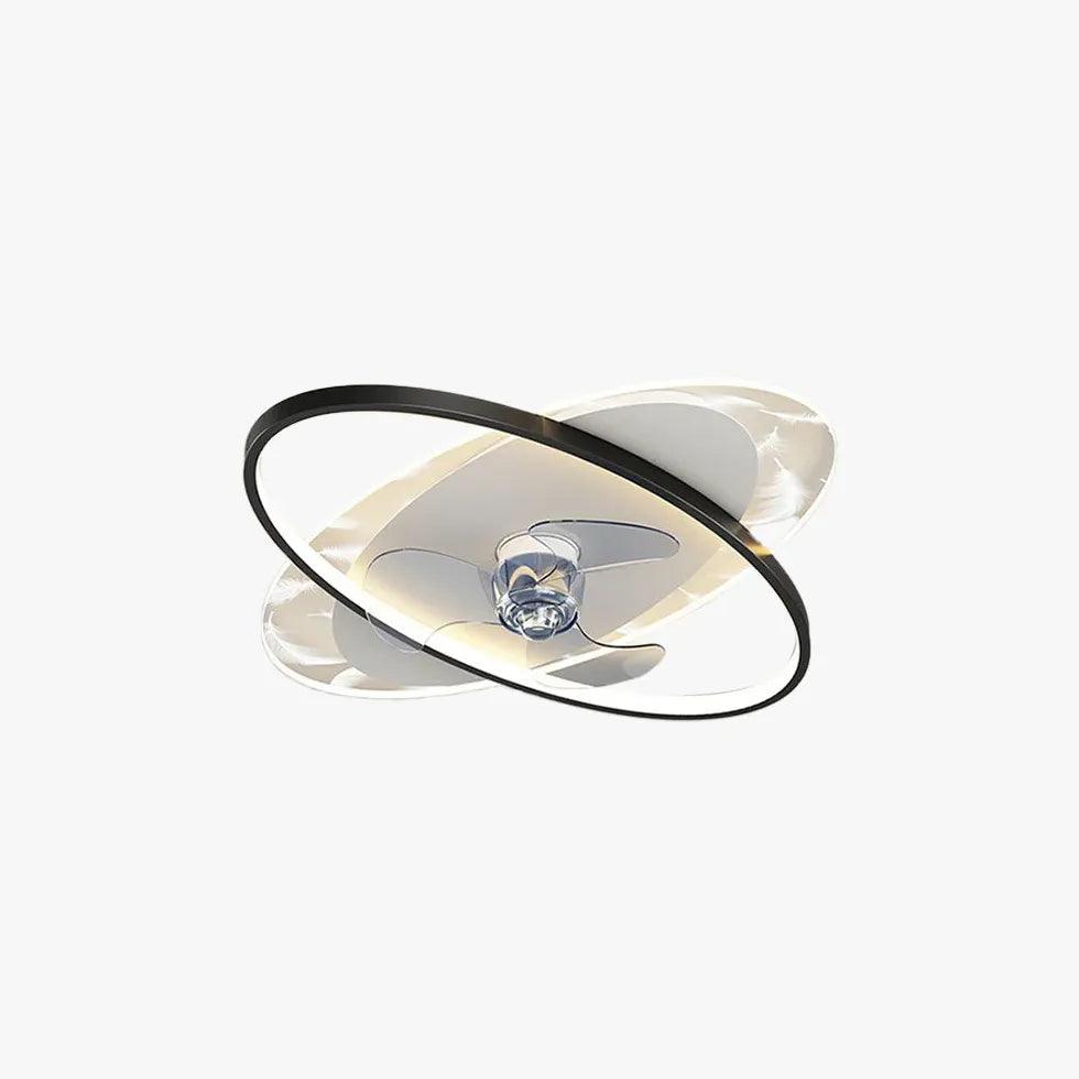 Modern Round Ceiling Light with Fan for Bedroom | boxzora