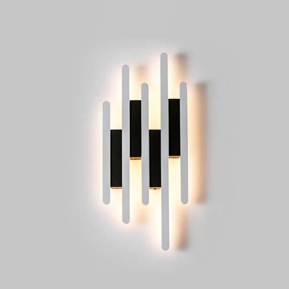 Minimalistyczna akrylowa lampa ścienna LED do wnętrz | boxzora