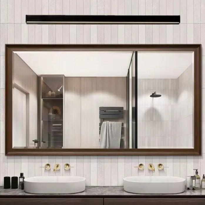 Moderne zwarte lineaire wandlamp voor de slaapkamer | boxzora