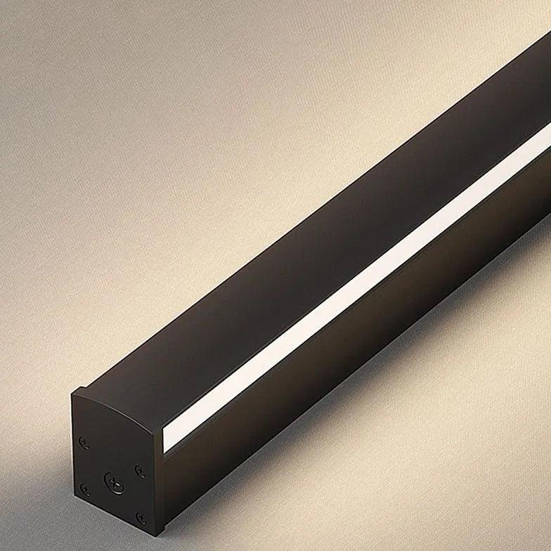 Moderne zwarte lineaire wandlamp voor de slaapkamer | boxzora