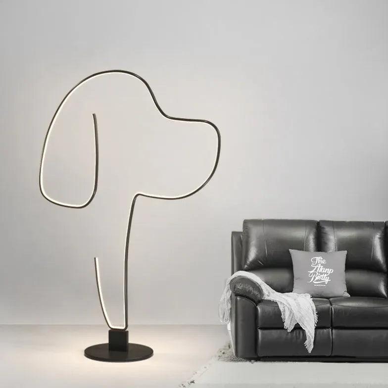 Moderne dimmbare LED-Stehlampe im Katzendesign | boxzora