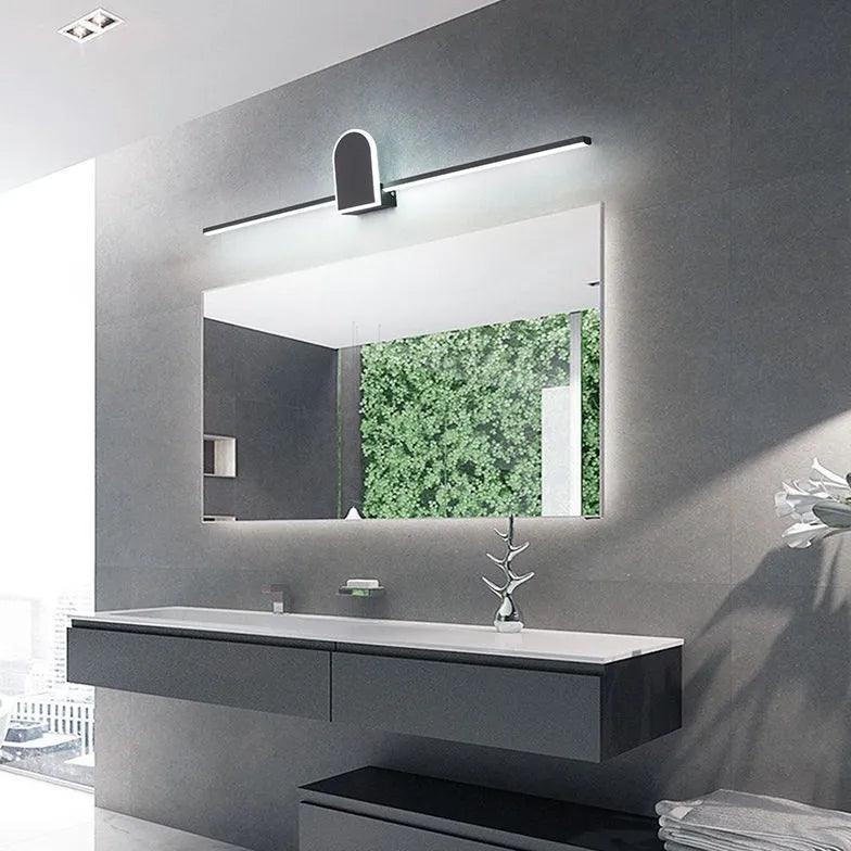 Minimalistyczna geometryczna lampa ścienna LED do łazienki | boxzora