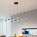Minimalistische hanglamp met ledstrip voor de eetkamer | boxzora