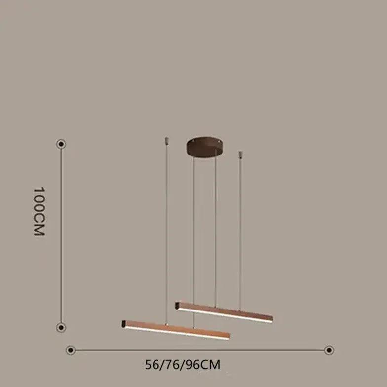 Minimalistische hanglamp met ledstrip voor de eetkamer | boxzora
