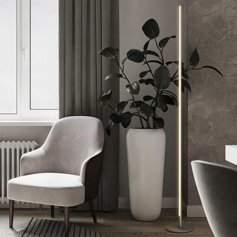 Minimalistisk lineær, moderne LED-gulvlampe | boxzora