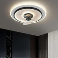 Ventilateur de plafond moderne et fin avec éclairage pour le salon | boxzora