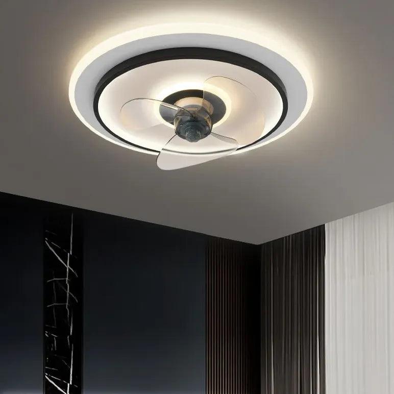 Modern Slim Ceiling Fan Lighting for Living Room | boxzora