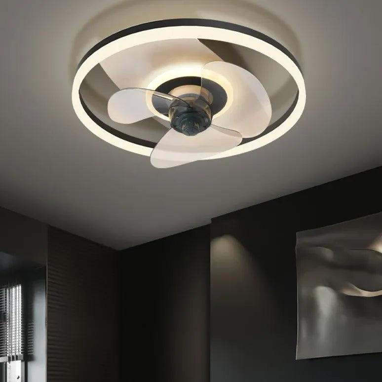 Modern Slim Ceiling Fan Lighting for Living Room | boxzora