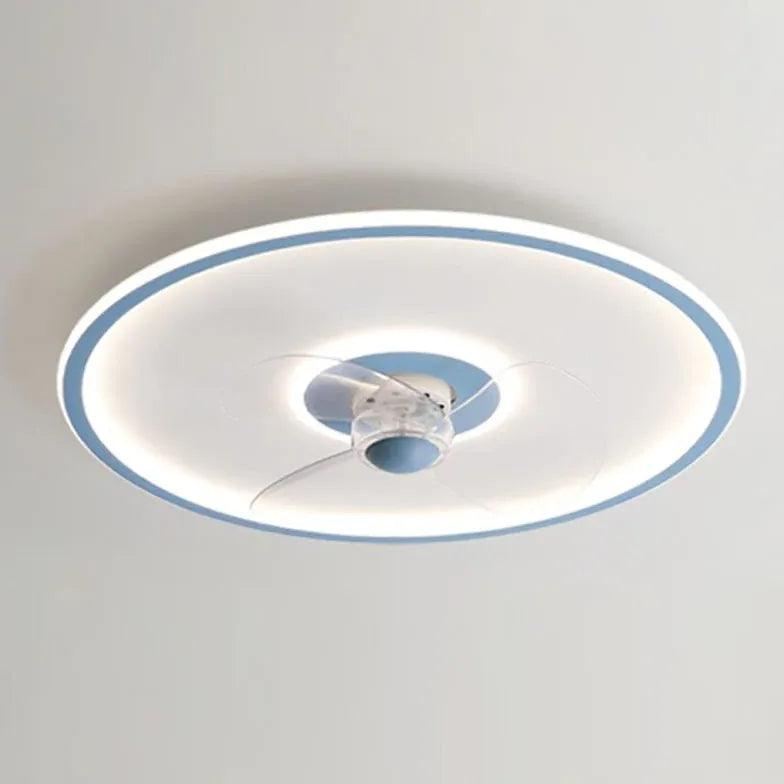 Modern Contemporary Silent Ceiling Fan with Light for Living Room | boxzora