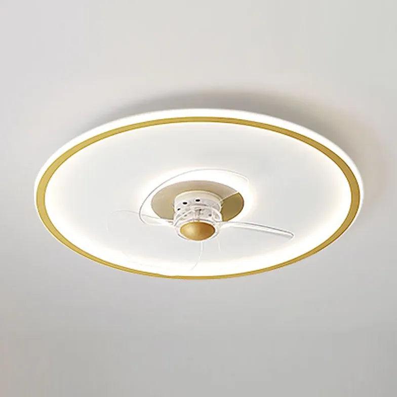 Modern Contemporary Silent Ceiling Fan with Light for Living Room | boxzora