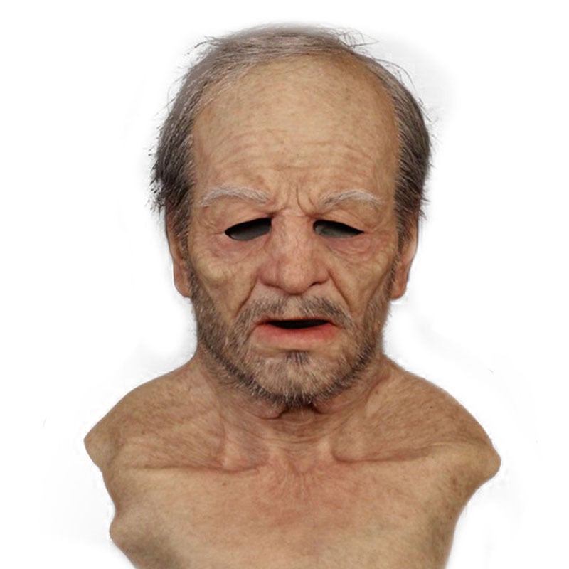 MaskEnigma Realistic Elderly Disguise Mask