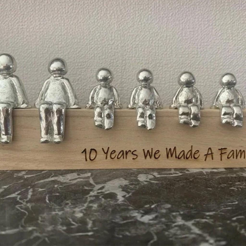 Eternal Family Decorative Sculpture — Abstract Bond Design