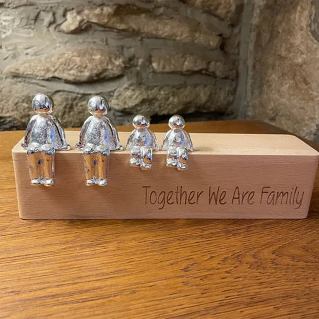 Eternal Family Decorative Sculpture — Abstract Bond Design