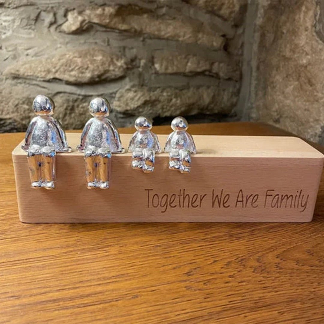 Eternal Family Decorative Sculpture — Abstract Bond Design
