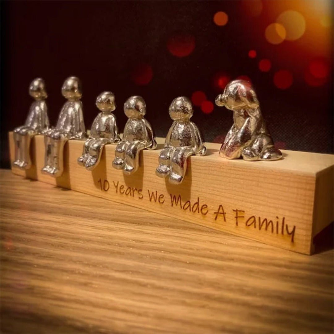 Eternal Family Decorative Sculpture — Abstract Bond Design
