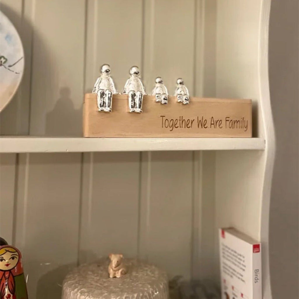 Eternal Family Decorative Sculpture — Abstract Bond Design