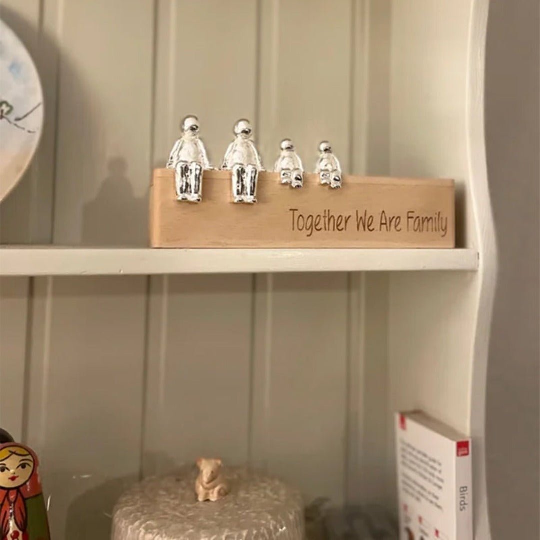 Eternal Family Decorative Sculpture — Abstract Bond Design