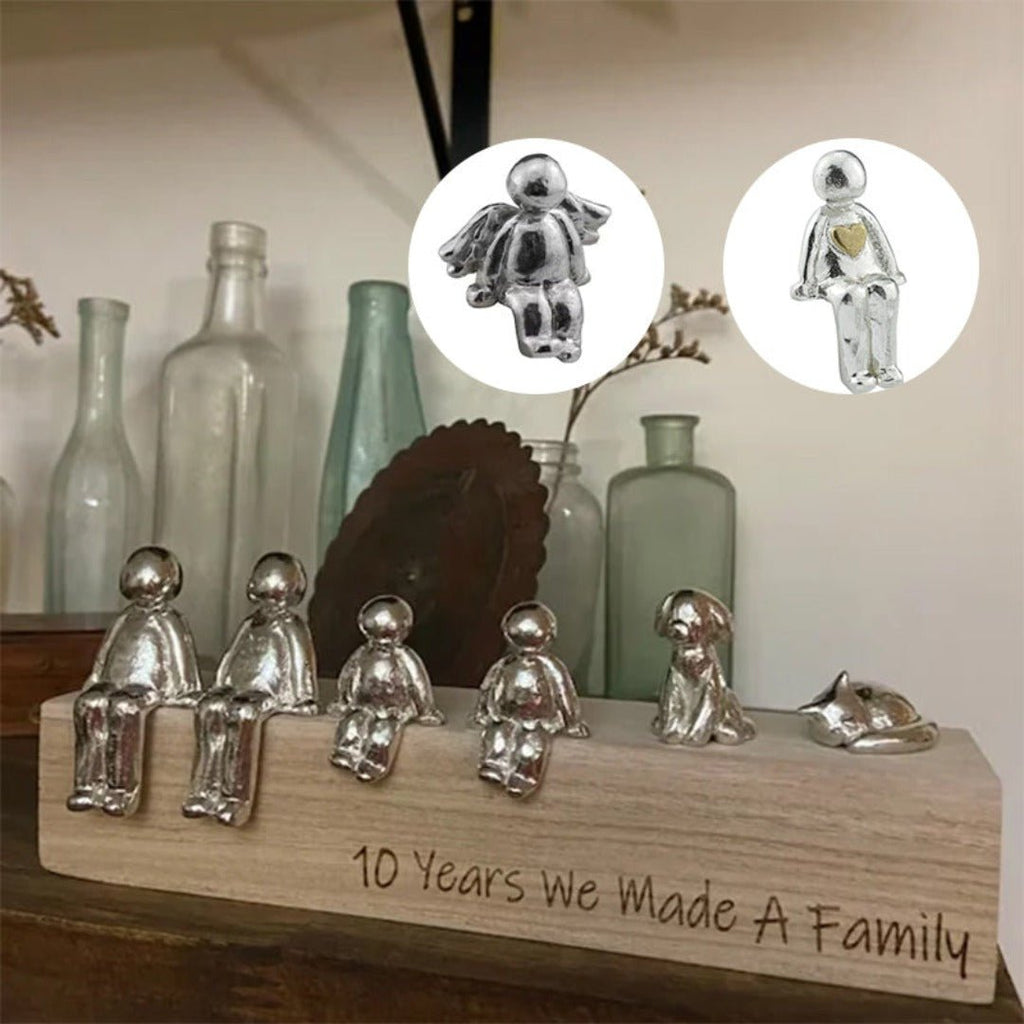 Eternal Family Decorative Sculpture — Abstract Bond Design