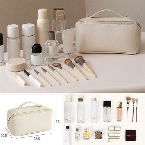 Cosmetic Bag — Elegant Design, Spacious Interior, Multi-Pocket Storage