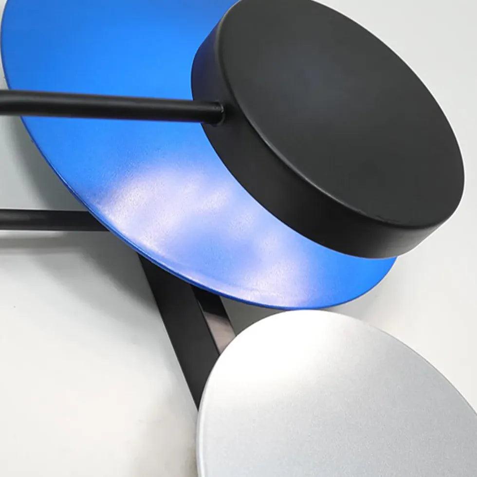 Aplique de pared circular LED moderno estilo macaron para dormitorio | boxzora