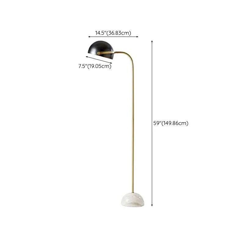 Lampadaire moderne en métal avec globe pour salon | boxzora