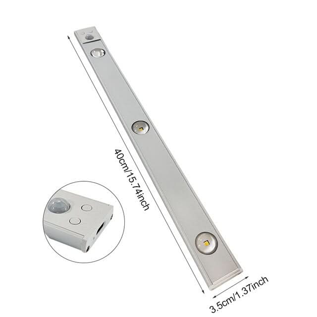 مصباح ذكي بمستشعر حركة — LED لاسلكي قابل لتعتيم الإضاءة