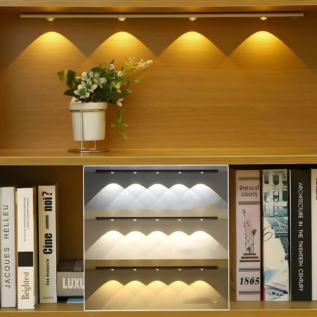 مصباح ذكي بمستشعر حركة — LED لاسلكي قابل لتعتيم الإضاءة