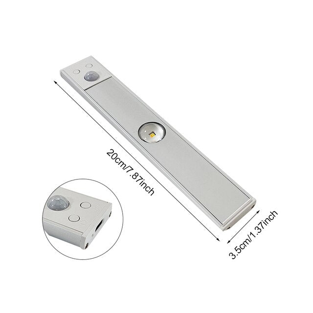 Smart Wireless LED Lamp — Rechargeable Motion Sensor, Energy-Efficient