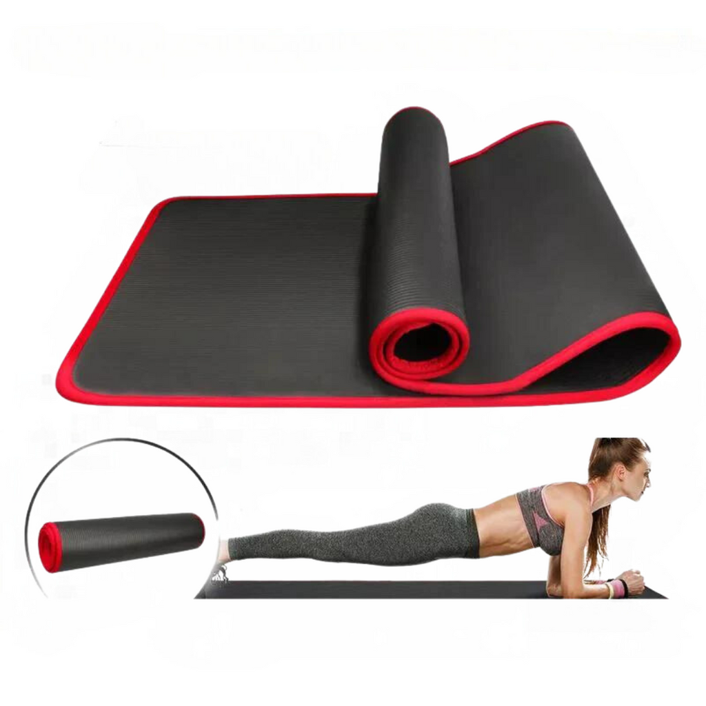Tappetino da yoga FlexiMat — Superficie antiscivolo extra spessa da 10 mm, 183x61 cm