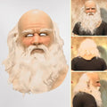 Realistic Santa Mask — Flexible Latex Exterior, Comfort-Fit Design
