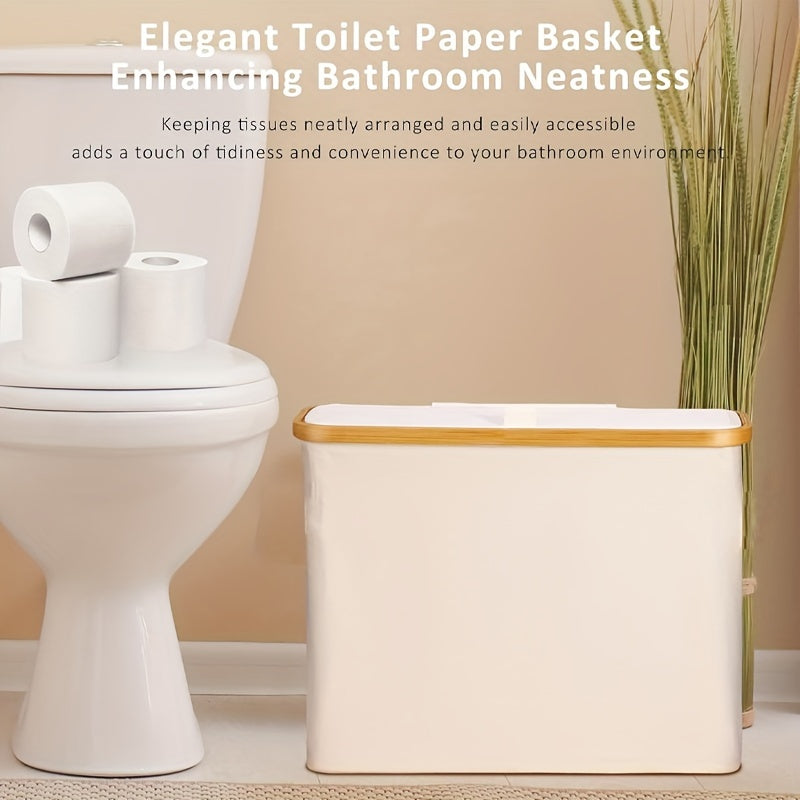 Porte-papier toilette en bambou – Capacité de 12 rouleaux, léger et aéré