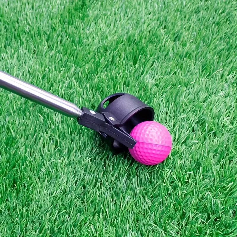 Teleskopický sběrač golfových míčků – nerezová tyč a rukojeť s pohodlným úchopem