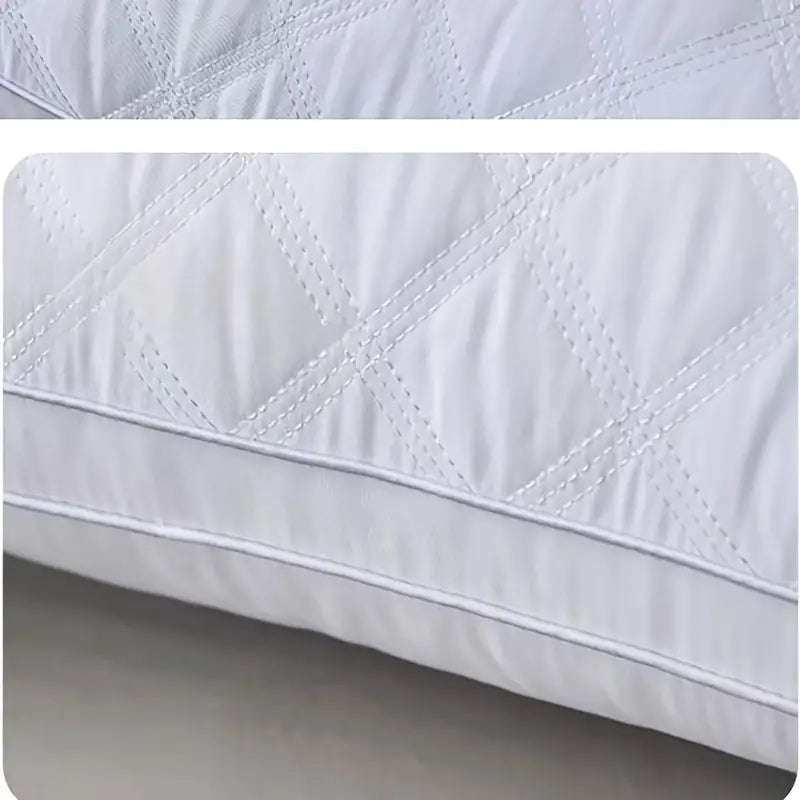 DreamRest-sett med 2 hypoallergene 3D-puter — myk nakkestøtte, ergonomisk kontur