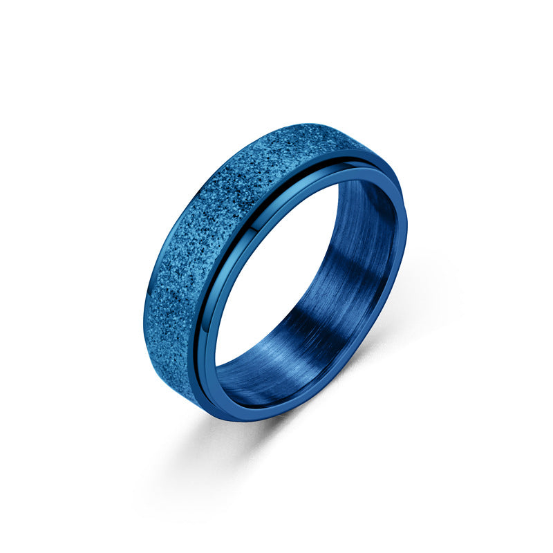Rotating Fidget Ring — Continuous Spin Design, All Colors Available
