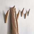 Wooden Coat Hooks — Set of 6, 13.5 cm Long, Scandi Design