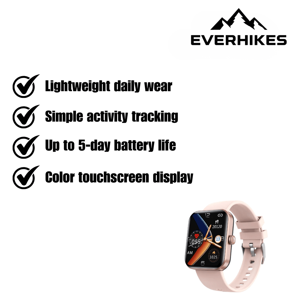 Orologio leggero e sottile per attività — Tracker fitness con touchscreen