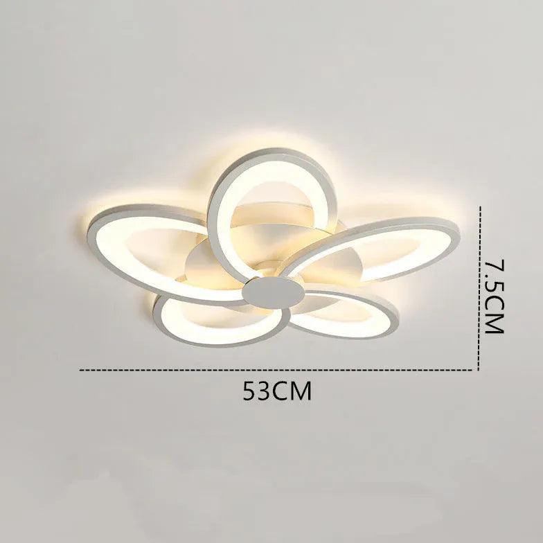 LED-loftlampe i blomsterform til soveværelset | boxzora