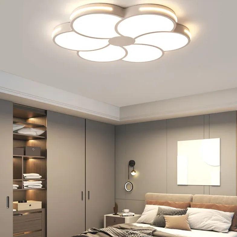 Moderne LED-blomstret loftlampe til soveværelset | boxzora
