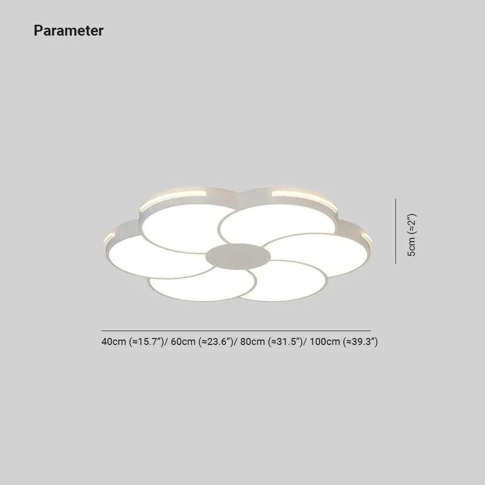 Modern LED Flower Ceiling Light for Bedroom | boxzora