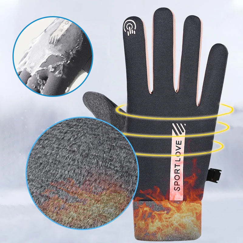 Heated Gloves — Touch-Sensitive Fingertips