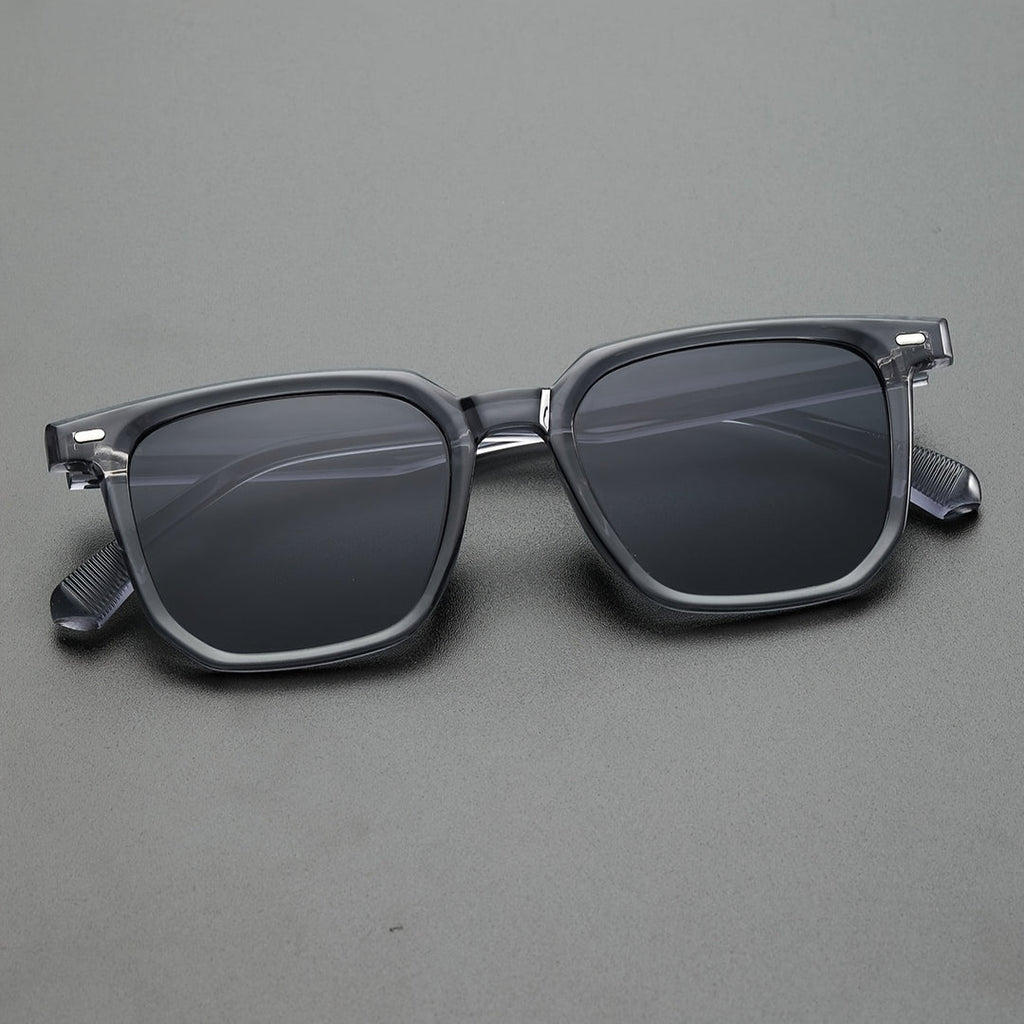 Occhiali da sole da uomo RetroSquare — Montatura quadrata elegante, design leggero e resistente