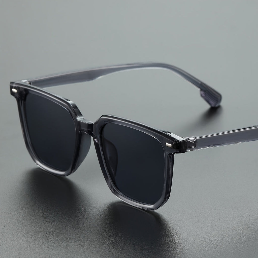 Occhiali da sole da uomo RetroSquare — Montatura quadrata elegante, design leggero e resistente
