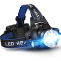 Vízálló LED fejlámpa – újratölthető, zoomolható, 2000 lumen