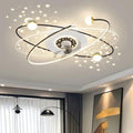 Ventilador de techo LED moderno con luz estrellada | boxzora