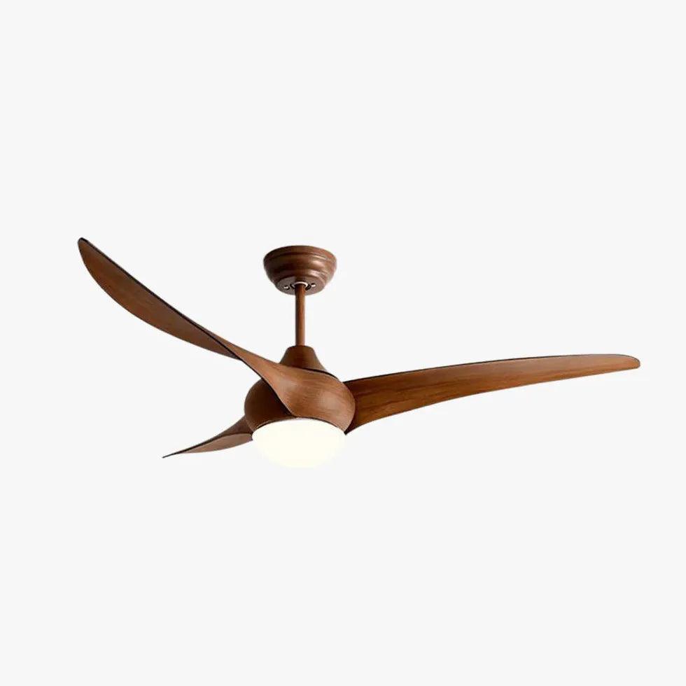 Ventilador de techo minimalista de tres aspas con luz | boxzora