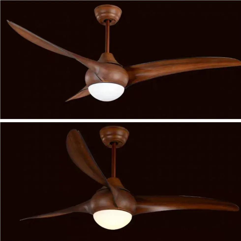 Ventilador de techo minimalista de tres aspas con luz | boxzora