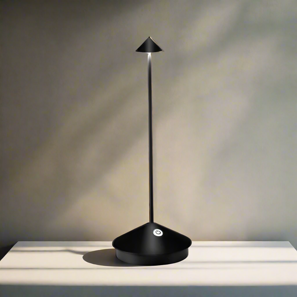 Vattentät dimbar bordslampa — trådlös uppladdningsbar design, 2025 års modell