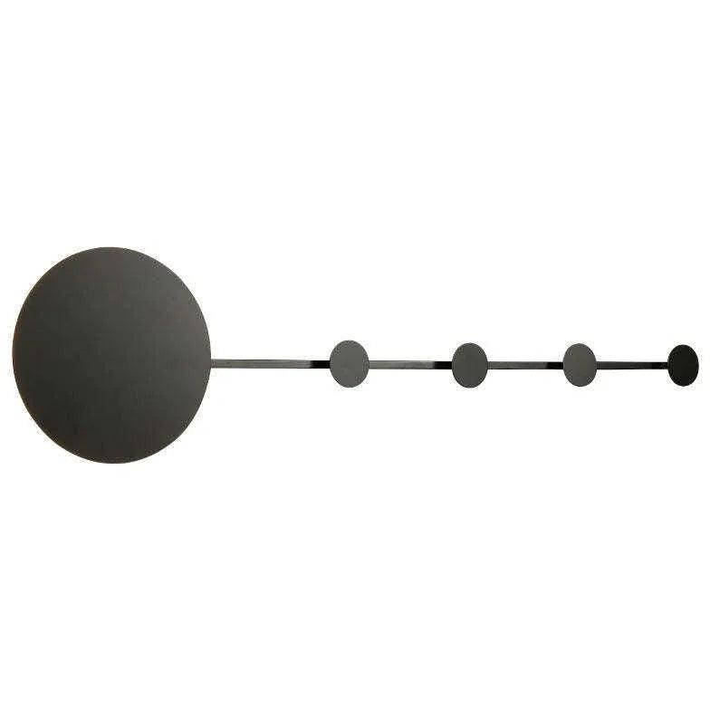 Nordisk minimalistisk enkel vegglampe med knagger | boxzora