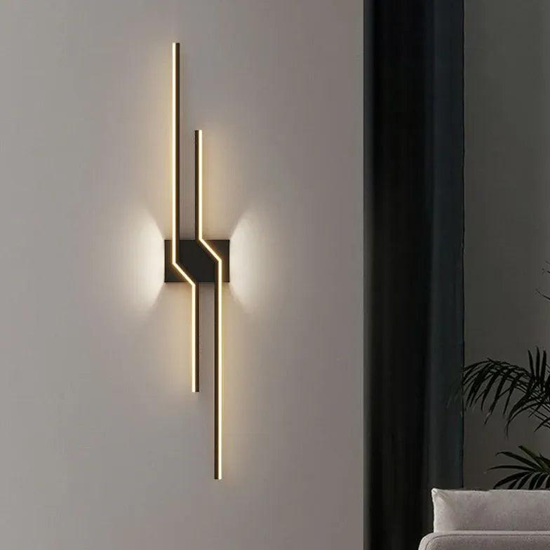 Moderne lineære LED-vegglamper innendørs | boxzora